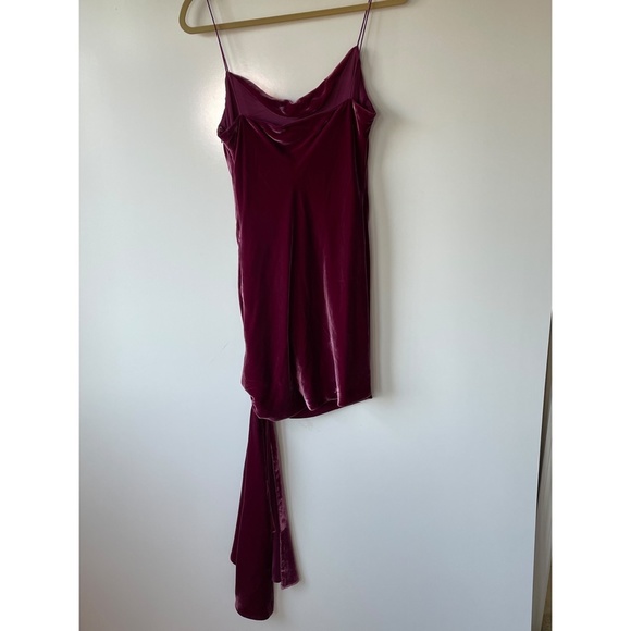 Cinq a Sept Velvet Ryder Dress Gooseberry 8 - Picture 6 of 9